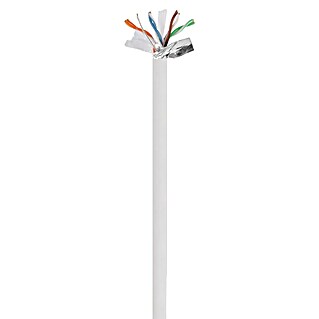 Q-Link Netwerkkabel FTP - CAT6 (Wit, Tot 1 GBit/s, 20 m)