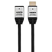 Q-Link HDMI-kabel verlengsnoer (Zilver / Zwart, High Speed, 3 m) | BAUHAUS