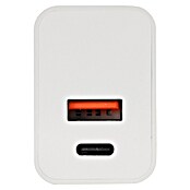 Q-Link Stopcontactinzet met USB 1x USB-A en 1x USB-C (Wit) | BAUHAUS