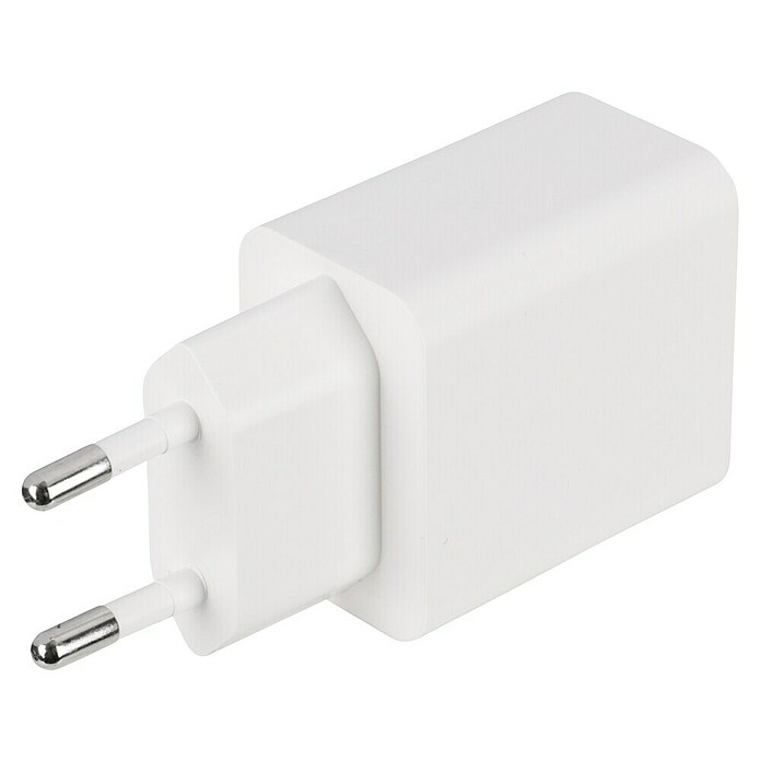 Q-Link Stopcontactinzet met USB 1x USB-A en 1x USB-C (Wit) | BAUHAUS
