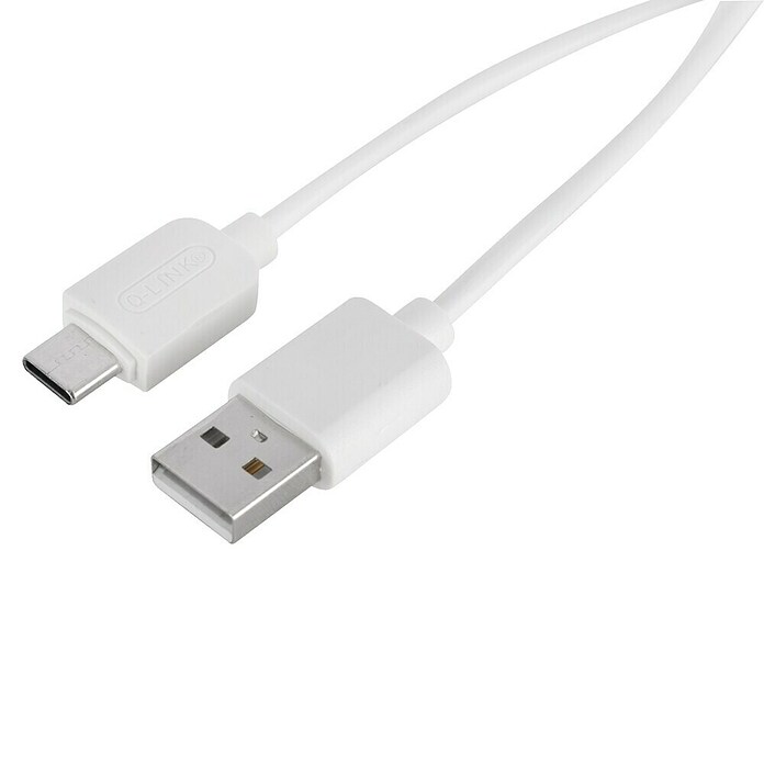 Q-Link USB-oplaadkabel USB-A naar USB-C (Wit, 1,5 m) | BAUHAUS