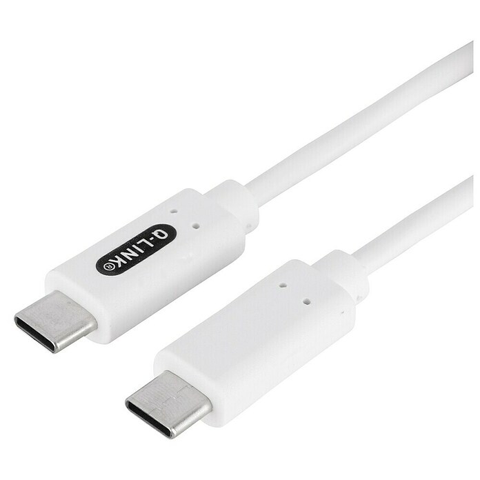 Q-Link USB-oplaadkabel USB-C naar USB-C (Wit, 1,5 m) | BAUHAUS