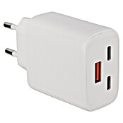 Q-Link Stopcontactinzet met USB 1x USB-A en 2x USB-C (Wit) | BAUHAUS