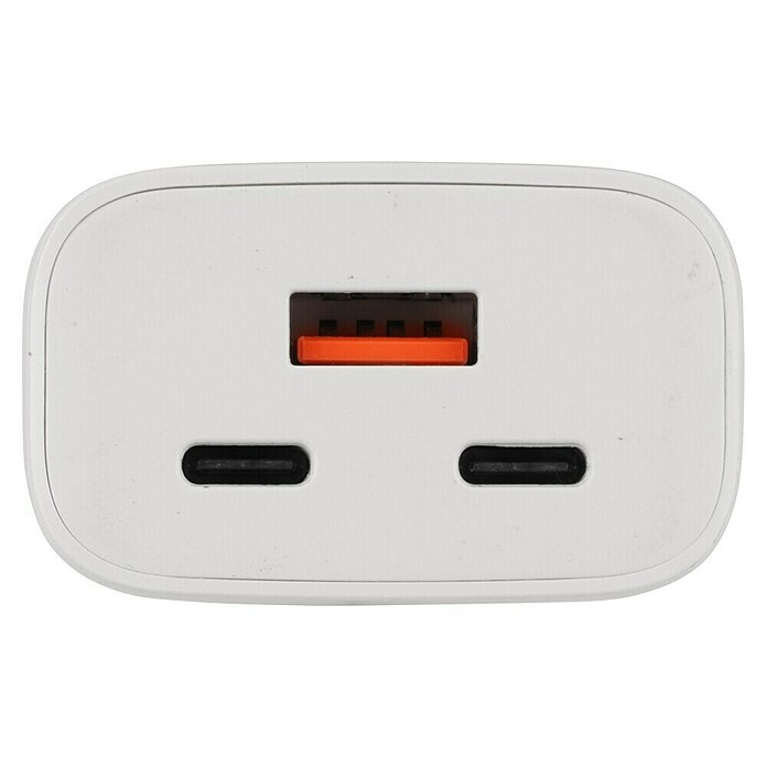 Q-Link Stopcontactinzet met USB 1x USB-A en 2x USB-C (Wit) | BAUHAUS
