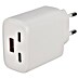 Q-Link Stopcontactinzet met USB 1x USB-A en 2x USB-C 