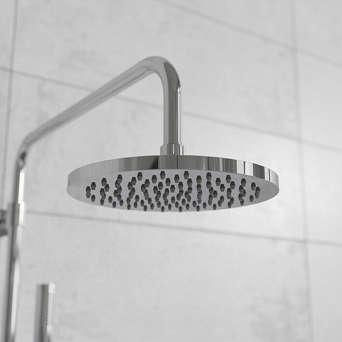 Mixomat Sustav tuš garniture  (Visina: 118 cm, Srebrna, Sjaj) | BAUHAUS