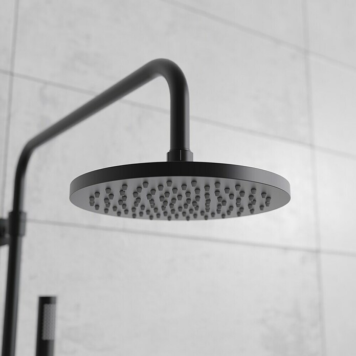 Mixomat Sistem za tuš Orlando  (Višina: 118 cm, Črna, Mat) | Tuš stebri | Tuš glave in tuš garniture | Kopalnica in sanitarije | Izdelki | BAUHAUS