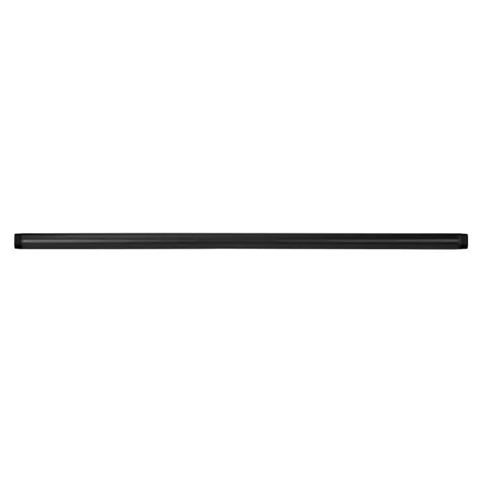Walteco Rusticline Rohr Tube - Länge: 700 mm, Stahl, Schwarz - Graue, schmale Röhre im Querformat mit leichten Farbverläufen und subtilen Lichtreflexionen.