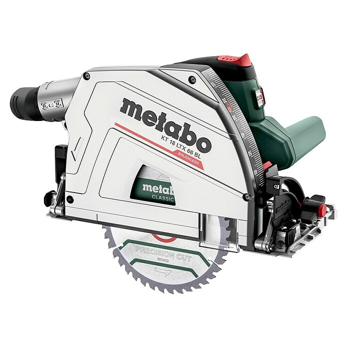Metabo CAS 18V Accuhandcirkelzaag KT 18 LTX 66 BL (Diameter zaagblad: 165 mm, 2.250 tpm - 5.000 tpm) | BAUHAUS
