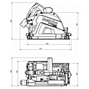 Metabo CAS 18V Accuhandcirkelzaag KT 18 LTX 66 BL (Diameter zaagblad: 165 mm, 2.250 tpm - 5.000 tpm) | BAUHAUS