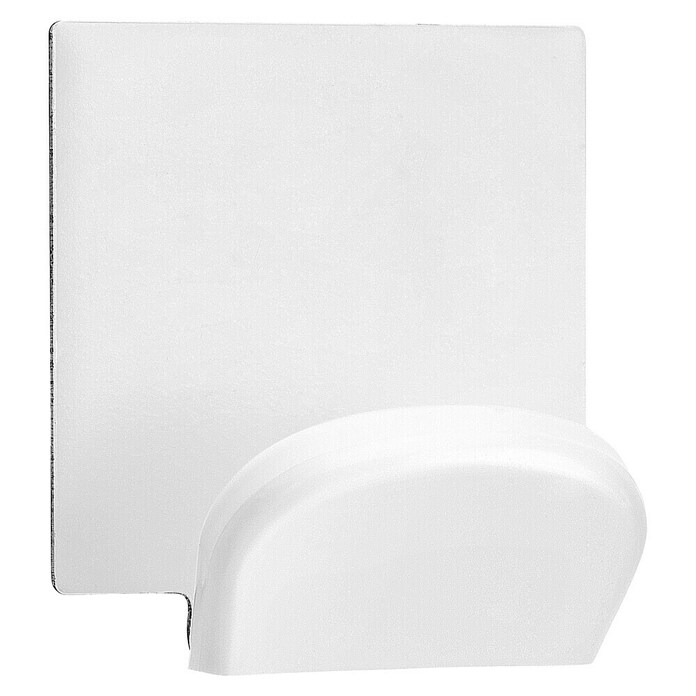 Inofix Colgador adhesivo 2078 (Metal, Blanco, 2 ud., Cuadrado) | BAUHAUS