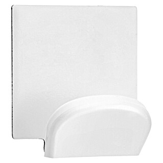 Inofix Colgador adhesivo 2078 (Metal, Blanco, 2 ud., Cuadrado)