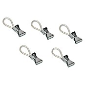 Inofix Set de pinzas (5 ud., Blanco/Níquel) | BAUHAUS
