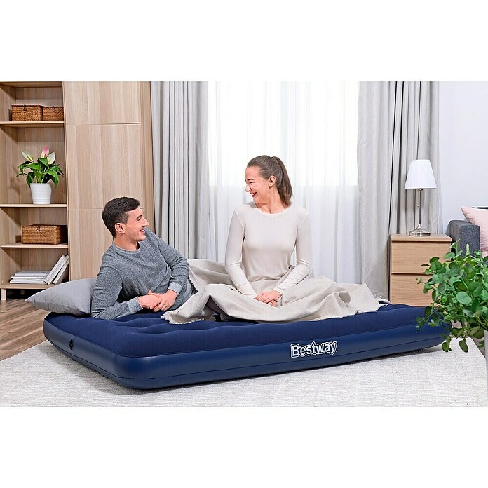 Bestway Napihljiva postelja Full  (Do x Š x V: 190 x 137 x 22 cm, Temno modra) | 8308 - Aufblasartikel | ICIC - Pools / Whirlpools Zubehör | ICI - Pools & Zubehör | IC - Freizeit im Garten | I - Stadtgarten | BAUHAUS