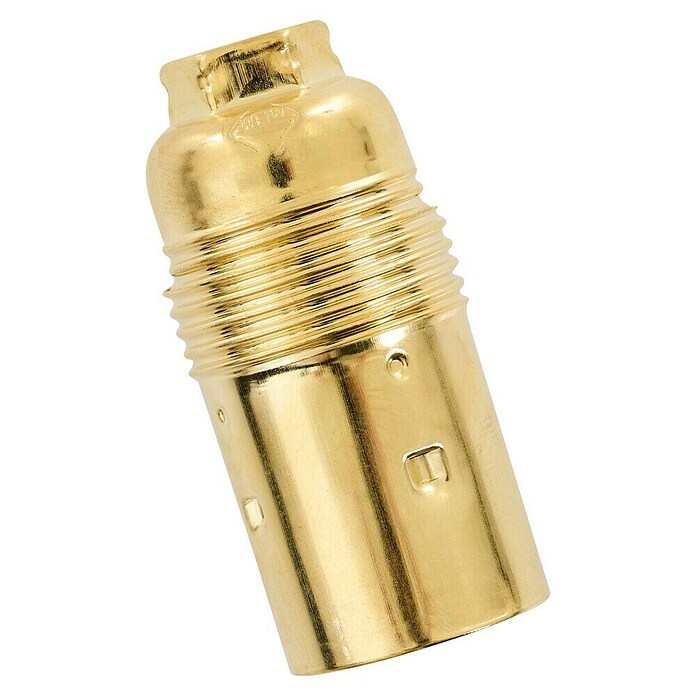 Lampenfassung (E14, Metall, Gold) | BAUHAUS