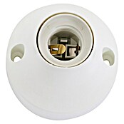 WANDFASSUNG E27 KST WEIß /
