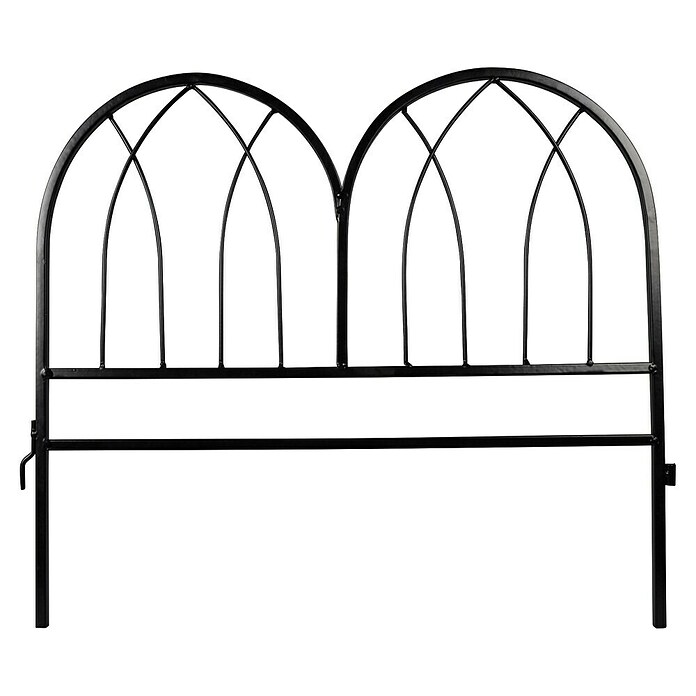 Windhager Steckzaun-Element Classic (Schwarz, Metall, L x H: 46 x 41 cm) | BAUHAUS