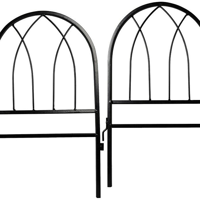 Windhager Steckzaun-Element Classic (Schwarz, Metall, L x H: 46 x 41 cm) | BAUHAUS