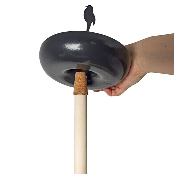 Windhager Vogeltränke Badi (Dunkelgrau, Metall) | BAUHAUS