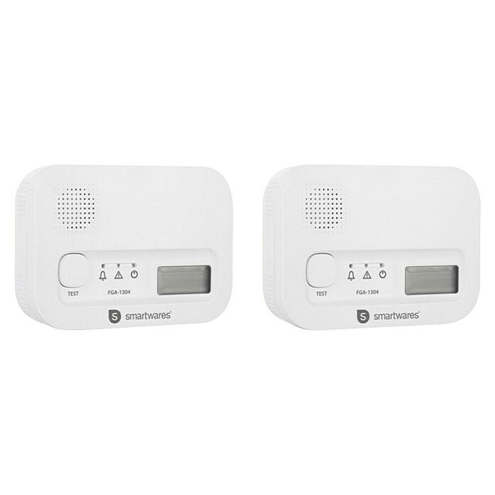 Smartwares Detektor ogljikovega monoksida  (Na baterije, Moč alarmnega signala: 85 dB) | 1336 - Rauchmelder Warnmelder | AAHC - Sicherheitsshop | AAH - Sicherheit | AA - Eisenwaren | A - Eisenwaren | BAUHAUS