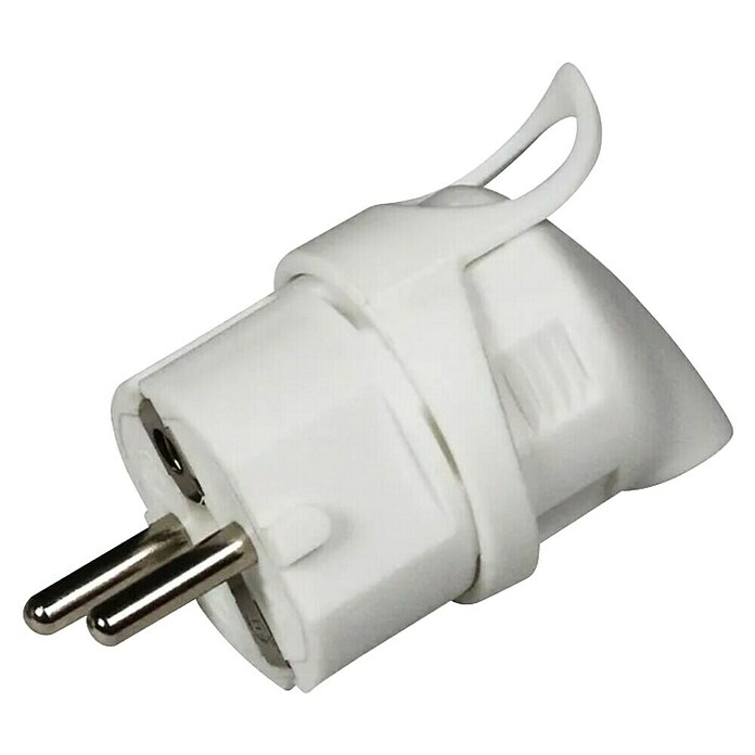 Commel Kutni utikač  (Bijela, 250 V, Plastika) | BAUHAUS