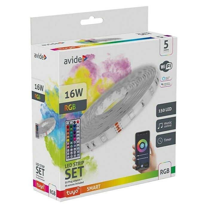 Smart LED trak  (Dolžina: 5 m, RGB, 16 W) | 3107 - LED Stripe/Schlauch outdoor | CAKB - LED Bänder | CAK - Technisches Licht | CA - Beleuchtung | C - Elektro | BAUHAUS