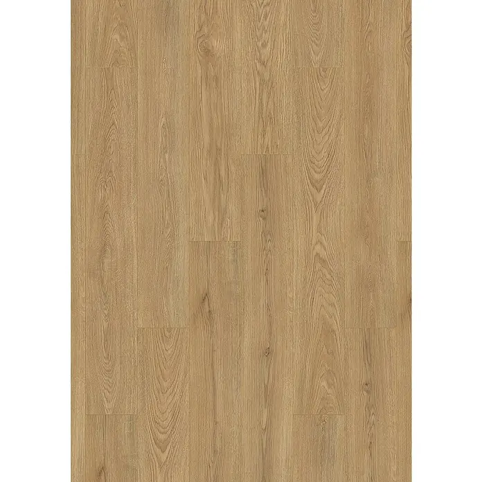 LOGOCLIC Vinto Laminat - Mojito, Landhausdiele, 1.288 x 195 x 9 mm - Hochauflösendes Bild eines hellbraunen Laminatbodens, der eine warme und natürliche Holzoptik bietet.