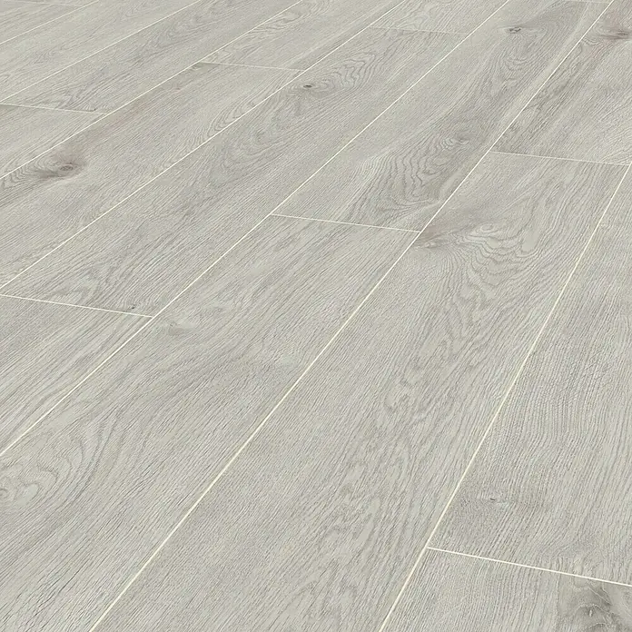 LOGOCLIC Family Laminatmuster Metz - 300 x 195 x 7 mm, Landhausdiele - Helles, modernes Laminat in Holzoptik mit feinen Maserungen, ideal für ein stilvolles und zeitgemäßes Zuhause.
