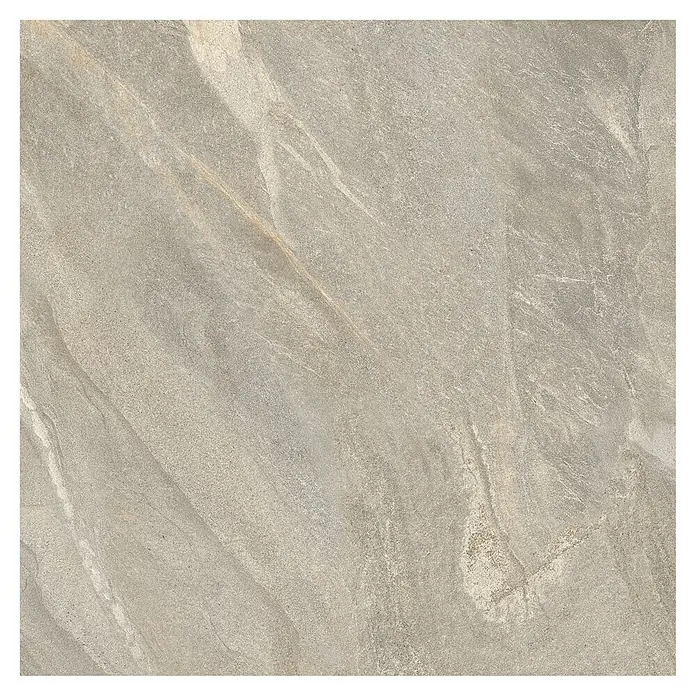 Feinsteinzeugfliese Granby - 59,7 x 59,7 cm, Beige, Matt - Graue Keramikfliese mit subtilen Marmormustern und einer eleganten Textur für moderne Innenräume.