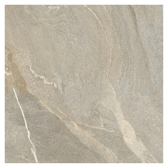 Feinsteinzeugfliese Granby - 59,7 x 59,7 cm, Beige, Matt - Nahaufnahme einer beigen Keramikfliese mit natürlichen Marmormustern für Boden- und Wandbeläge.