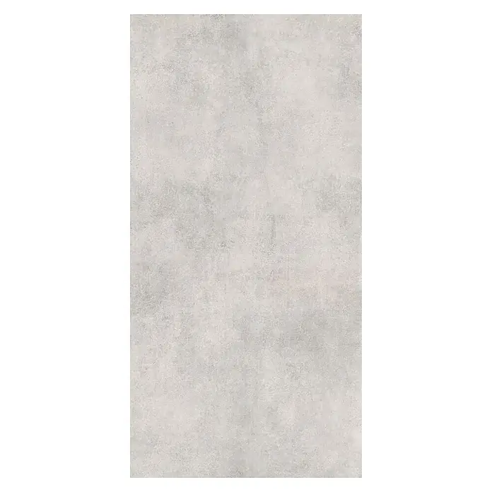 Feinsteinzeugfliese Diosa Light - 59,7 x 119,7 cm, Grey, Matt - Nahaufnahme einer hellgrauen Betontextur mit subtilen Schattierungen und Unebenheiten für ein modernes Design.