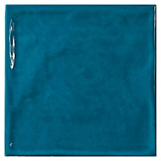 El Barco Wandtegel CHIC Bondi (15 x 15 cm, Blauw, Glanzend)