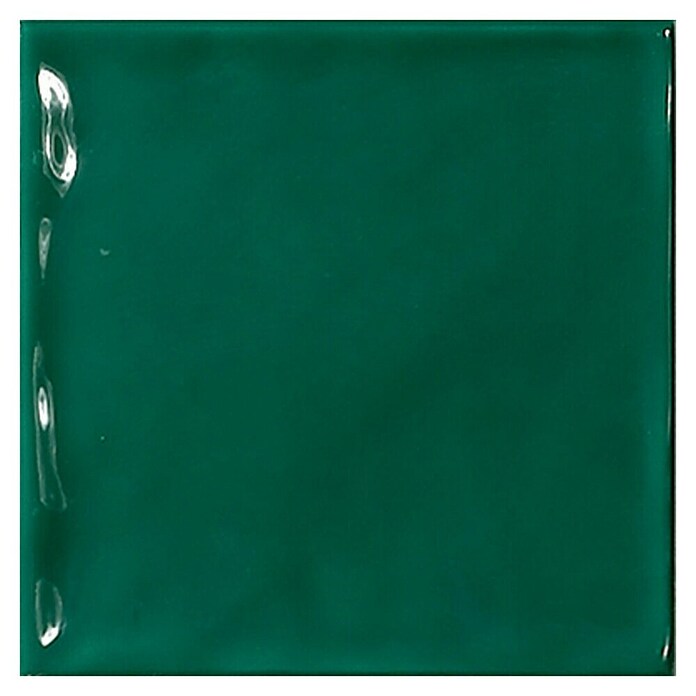 El Barco Wandtegel CHIC Verde (15 x 15 cm, Groen, Glanzend) | BAUHAUS
