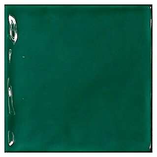 El Barco Wandtegel CHIC Verde (15 x 15 cm, Groen, Glanzend)