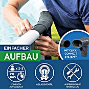 Bestway Opzetzwembad Steel Pro Max Set (Ø x h: 427 x 107 cm, Grijs, 13.030 l) | BAUHAUS