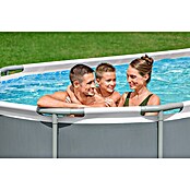 Bestway Opzetzwembad Steel Pro Max Set (l x b x h: 549 x 274 x 122 cm, Grijs, 13.430 l) | BAUHAUS