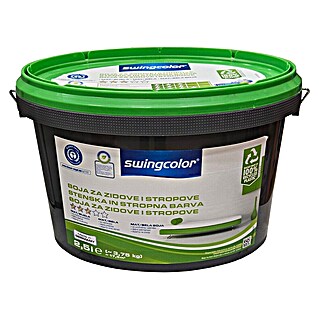 swingcolor Boja za zid i strop (Bijela, Mat, 2,5 l)