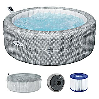Bestway Lay-Z-Spa Mobilni hidromasažni bazen Bali Smart AirJet 6 (Ø x V: 196 x 71 cm, Siva, 980 l)