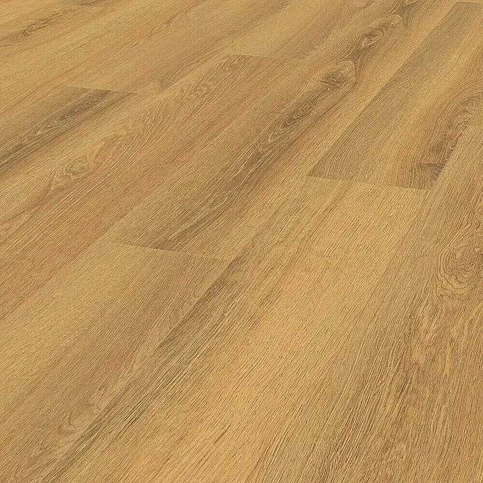 LOGOCLIC Vinto Laminat - Blue Moon, Landhausdiele, 1.288 x 195 x 9 mm - Nahaufnahme eines Laminatbodens in Holzoptik. Das Muster zeigt verschiedene Farbtöne und Maserungen für ein realistisches Aussehen.
