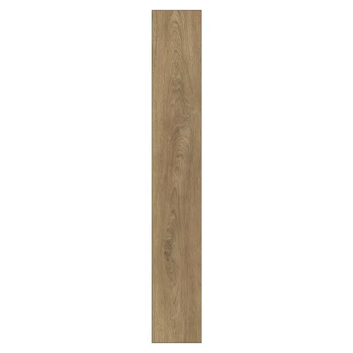 LOGOCLIC Vinto Laminat - Manhatten, Landhausdiele, 1.288 x 195 x 9 mm - Nahaufnahme einer Diele in Holzoptik, ideal für moderne Bodenbeläge.