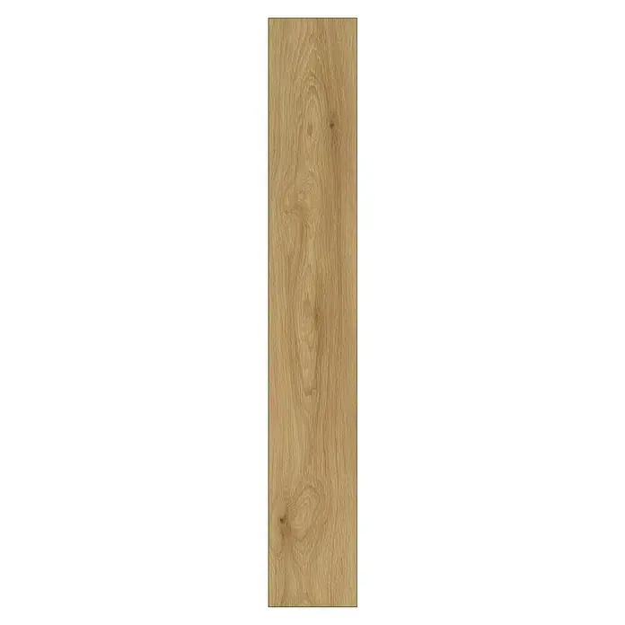Laminat - Comet Eiche, Landhausdiele, 1.288 x 195 x 8 mm - Holzplanke in warmen Brauntönen mit markanter Maserung. Ideal für rustikale Innenräume und langlebige Bodenbeläge.