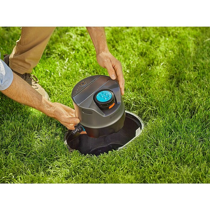 Gardena Sprinklersystem Set de aspersores retractiles AquaPrecise (Superficie de rociador máx.: 320 m², Alcance: 2 m - 10 m) | BAUHAUS