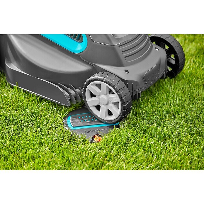 Gardena Juego de aspersor oscilante emergente (Plástico, Superficie de rociador máx.: 140 m²)
