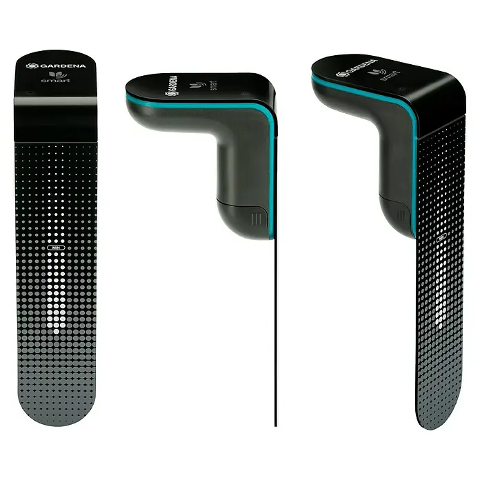 Gardena Smart system Sensor de humedad del suelo - Específico para: Sets Gardena Smart System - El Gardena Smart Sensor Set con sensor de humedad del suelo para riego. Mide la temperatura y la intensidad de la luz.