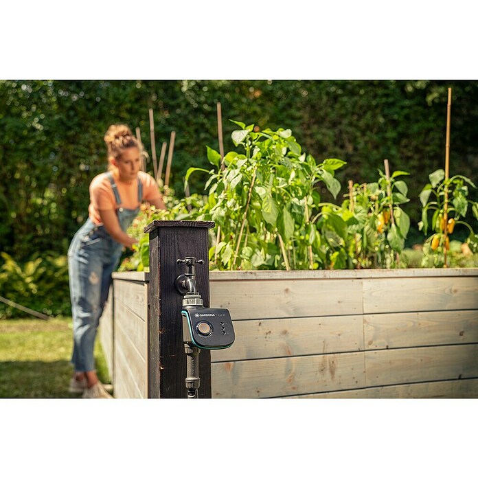 Gardena Smart system Bewässerungsautomat Water Control (Betriebsdruck: 0,5 - 12 bar, Bewässerungsdauer: 1 min - 10 h)