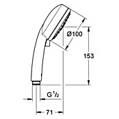 Grohe Handbrause (Anzahl Funktionen: 4, 7 l/min bei 3 bar, Chrom)