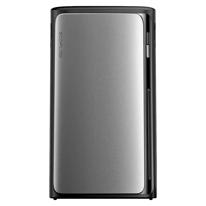 EcoFlow Powerstation Speicher Pro - Nennleistung: 2.300 W, 3 MPPT Eingänge - Hier ist ein EcoFlow-Produkt zu sehen, ein kompakter und tragbarer Energiespeicher, der sich ideal für unterwegs eignet.