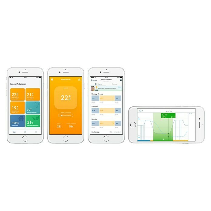 Tado Smartes Thermostat-Set V3+ (Verkabelt)Internet Bridge, Smarte Steuerung: Tado App Unknown