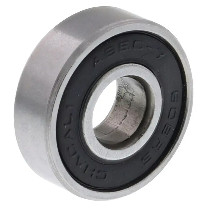 Wagner System Kugellager - Durchmesser: 22 mm, Breite: 7 mm, Durchmesser Achsloch: 8 mm - Nahaufnahme eines Kugellagers mit Metallschutz und der Aufschrift "ABEC7".