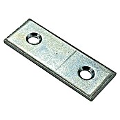Chapa de unión (L x An: 40 x 15 mm, Acero, Galvanizado, 4 agujeros)